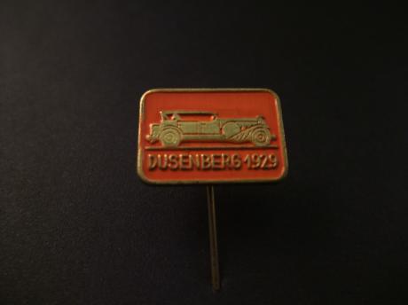 Duesenberg Amerikaans luxe-automerk model J ,1920 oranje